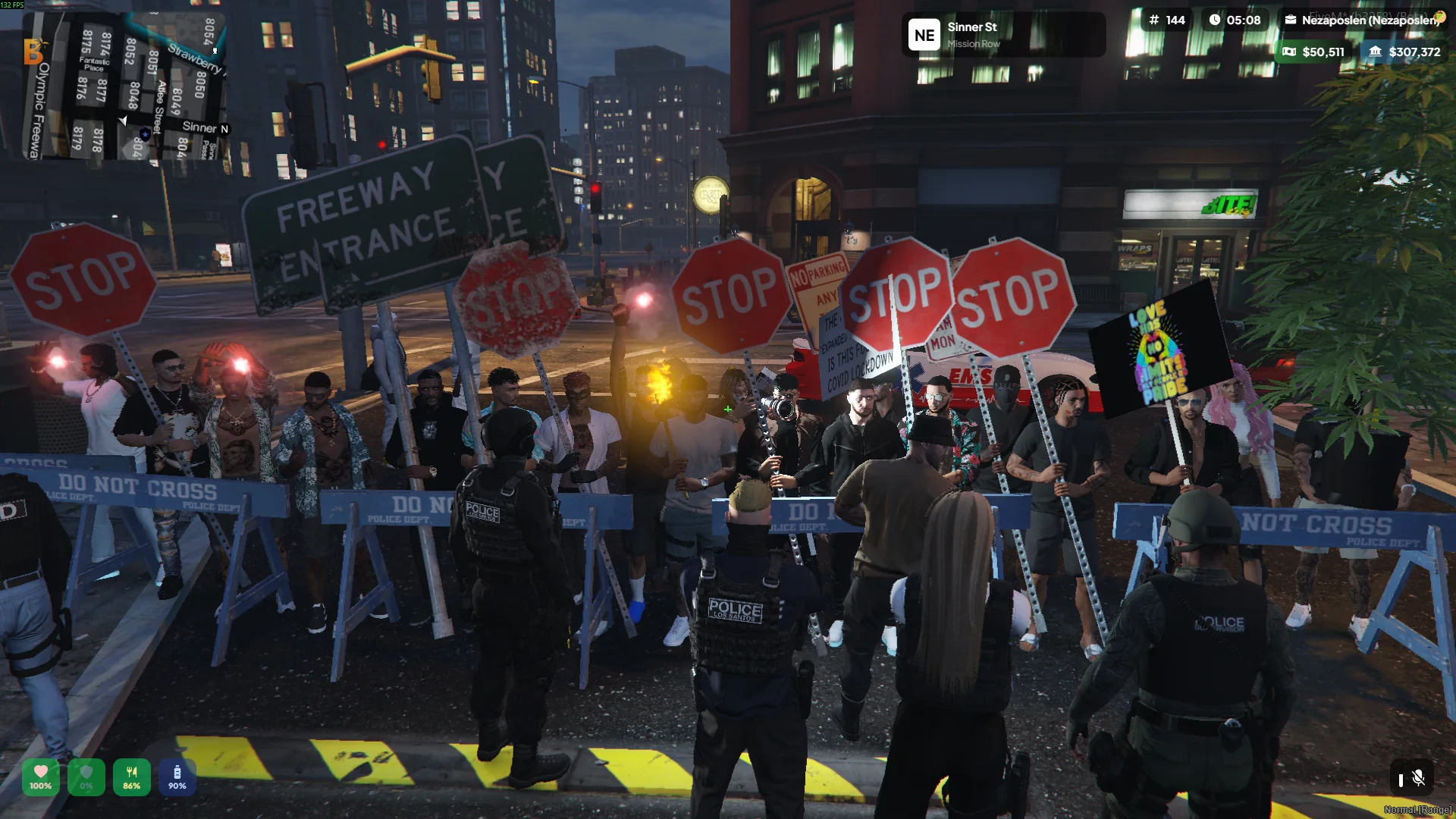 Protesti.